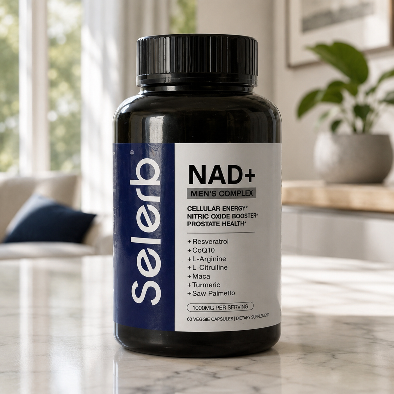 Selerb Power NAD+ | Vitalidad y Rendimiento Masculino